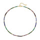 Collar en plata con Hematita dorada
