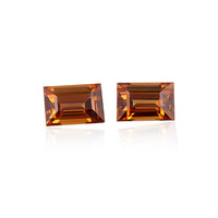 Piedra preciosa con Zircón cognac 3,04 ct