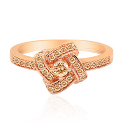 Anillo en oro con Diamante rosa de Francia de Argyle SI1