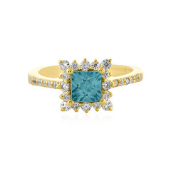 Anillo en plata con Zircón de Ratanak Kirí