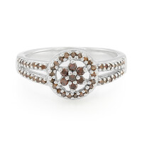 Anillo en plata con Diamante fantasía