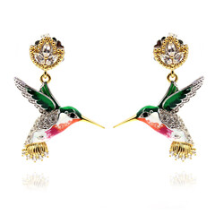 Pendientes en plata con Topacio blanco (Dallas Prince Designs)