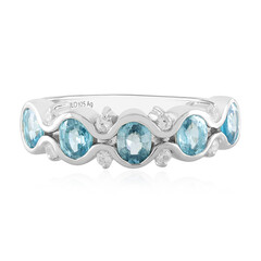 Anillo en plata con Zircón de Ratanak Kirí