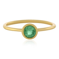 Anillo en oro con Esmeralda de Etiopía