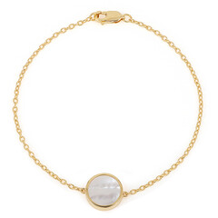 Brazalete en plata con Nácar