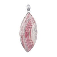 Colgante en plata con Rodocrosita (Bali Barong)