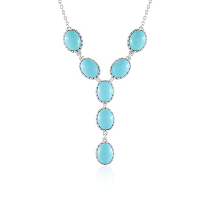 Collar en plata con Turquesa bella durmiente (Faszination Türkis)