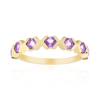 Anillo en plata con Amatista