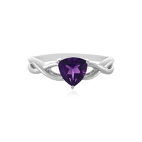 Anillo en plata con Amatista de Siberia