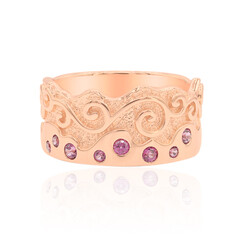 Anillo en plata con Rodolita