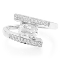 Anillo en plata con Goshenita