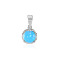 Colgante en plata con Ópalo azul de Etiopía