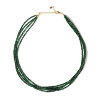 Collar en plata con Esmeralda de Zambia