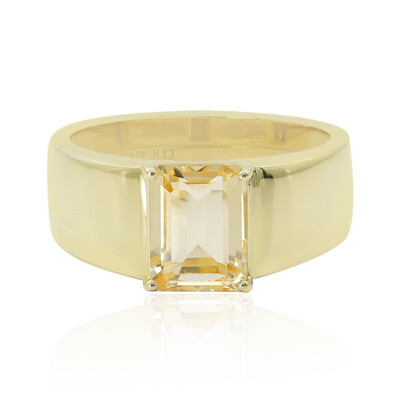 Anillo en plata con Citrino
