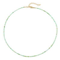 Collar en plata con Crisoprasa