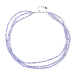 Collar en plata con Tanzanita