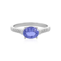 Anillo en plata con Tanzanita
