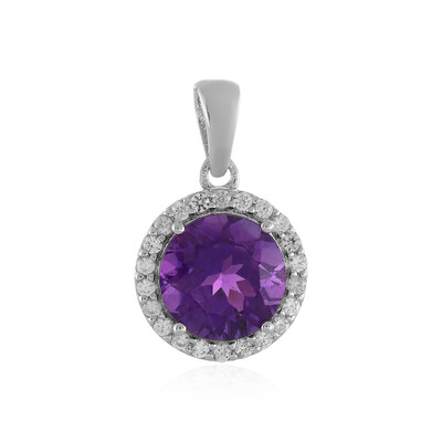 Colgante en plata con Amatista de Siberia