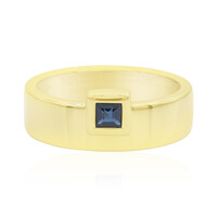 Anillo en plata con Zafiro azul