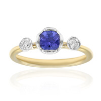 Anillo en oro con Tanzanita AAA (CIRARI)