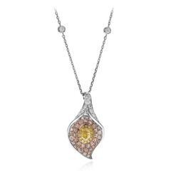 Collar en oro con Diamante amarillo SI2 (CIRARI)