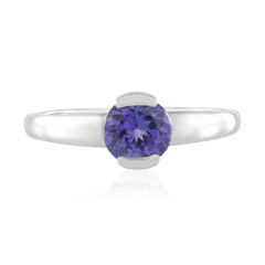 Anillo en oro con Tanzanita AAA