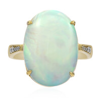 Anillo en oro con Ópalo Welo AAA (CIRARI)