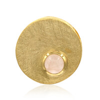 Colgante en plata con Cuarzo rosa