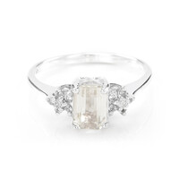 Anillo en plata con Cuncita amarillo canario