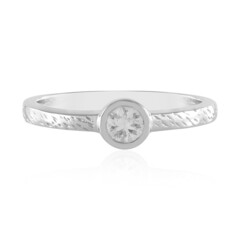 Anillo en plata con Zafiro blanco