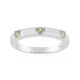 Anillo en plata con Zafiro verde de Tulear (Pallanova)
