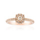 Anillo en oro con Diamante rosa de Francia de Argyle SI1 (Annette)