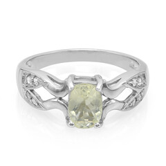 Anillo en plata con Ortoclasa