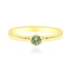 Anillo en oro con Demantoide de Madagascar (John Ferry)