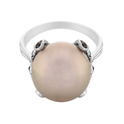 Anillo en oro con Perla Freshwater