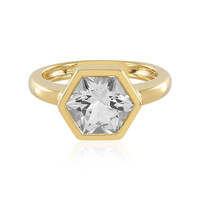 Anillo en plata con Topacio blanco