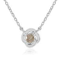 Collar en plata con Diamante I3 champán