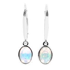 Pendientes en plata con Ópalo de Welo