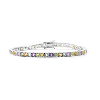 Brazalete en plata con Amatista