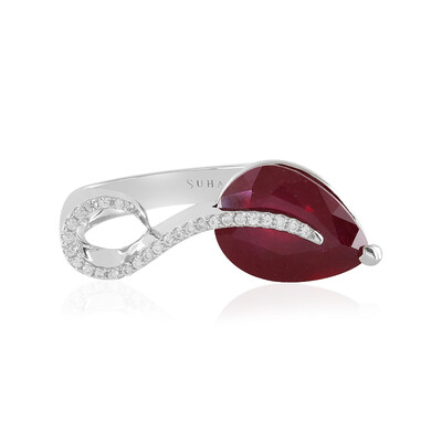 Anillo en oro con Rubí de Madagascar (SUHANA)