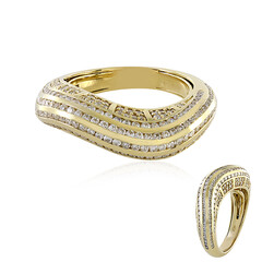 Anillo en oro con Diamante SI2 (H) (de Melo)