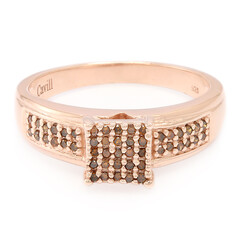 Anillo en plata con Diamante fantasía