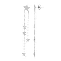 Pendientes en plata con Zircón