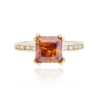 Anillo en oro con Esfalerita