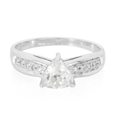 Anillo en plata con Cuncita blanca