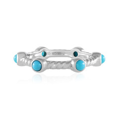 Anillo en plata con Turquesa bella durmiente (Faszination Türkis)