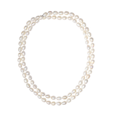 Collar en plata con Perla Freshwater (TPC)