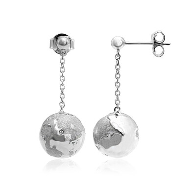 Pendientes en plata con Diamante SI