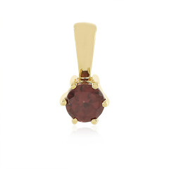 Colgante en plata con Zircón frambuesa