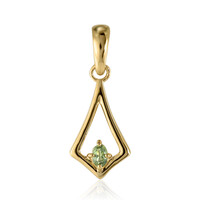 Colgante en oro con Zafiro verde acacia de Queensland (Mark Tremonti)